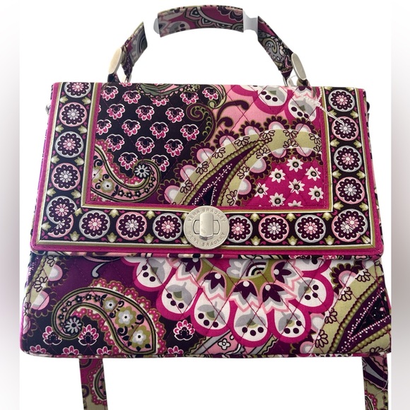 Vera Bradley Handbags - Vera Bradley Very Berry Paisley Julia Shoulder Bag